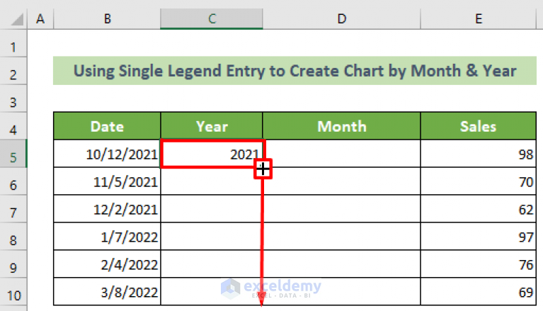 How To Get Today S Month And Year In Excel