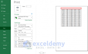 How to Repeat Column Headings on Each Page in Excel (3 Ways)