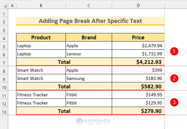 how-to-insert-page-break-based-on-cell-value-with-excel-vba