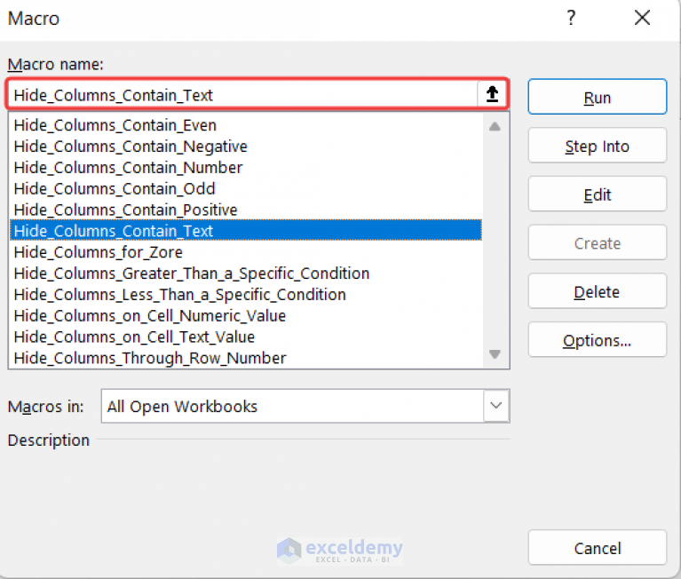 excel-vba-hide-columns-based-on-cell-value-15-examples