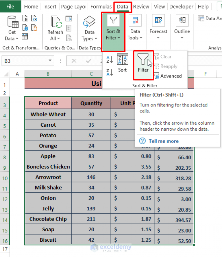 how-to-make-multiple-sortable-headings-in-excel-exceldemy