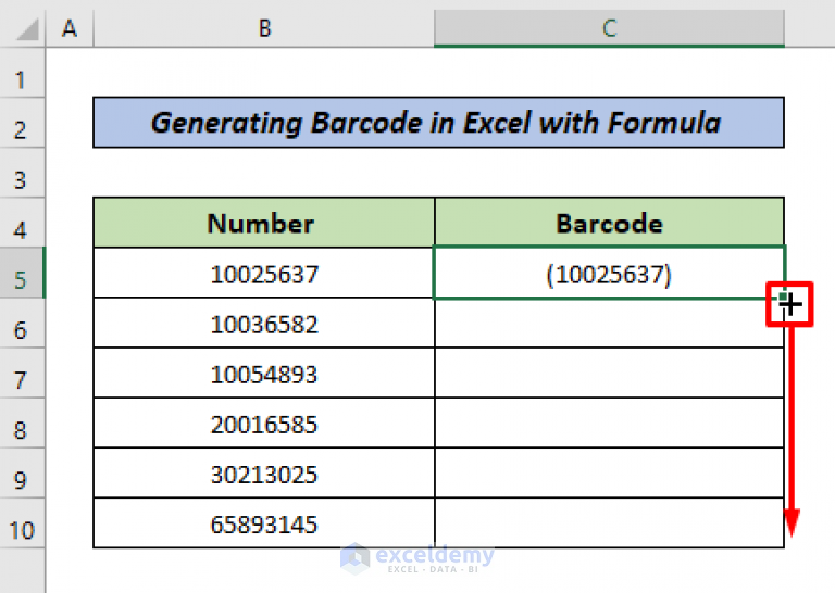 How To Add Barcode Font In Excel Installation And Application 3031