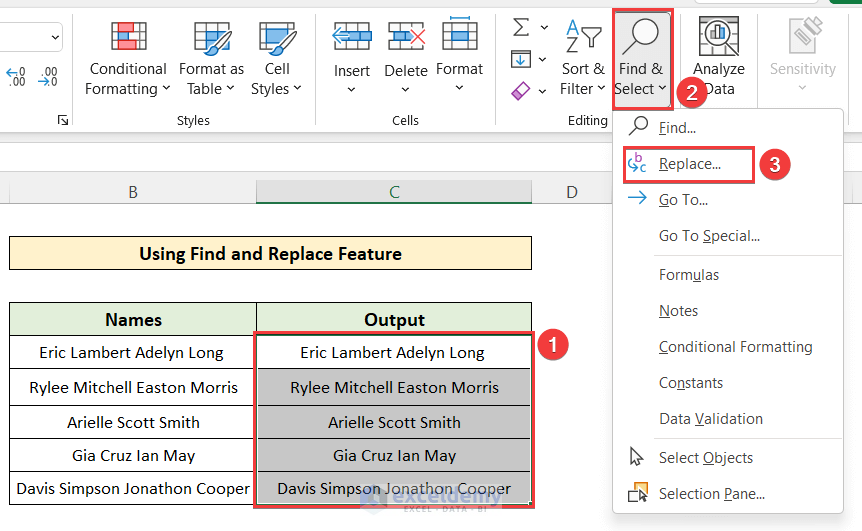 Insert Comma In Excel Between Names