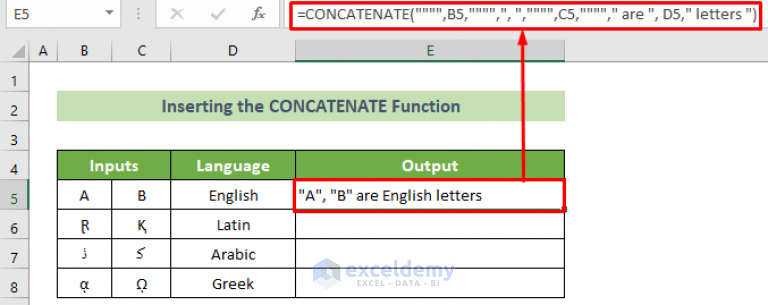 how-to-add-double-quotes-and-comma-in-excel-with-concatenate