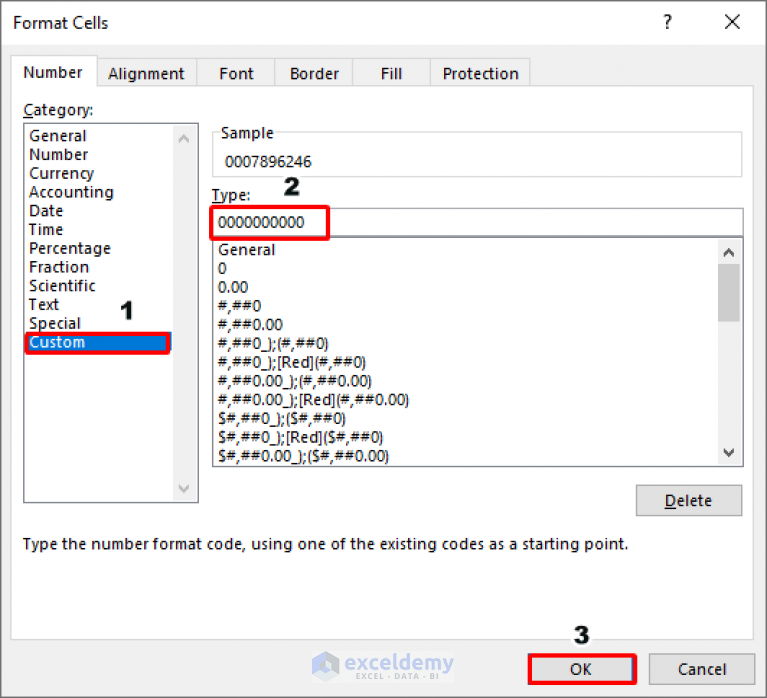 How to Add Leading Zeros to Make 10 Digits in Excel (10 Ways)