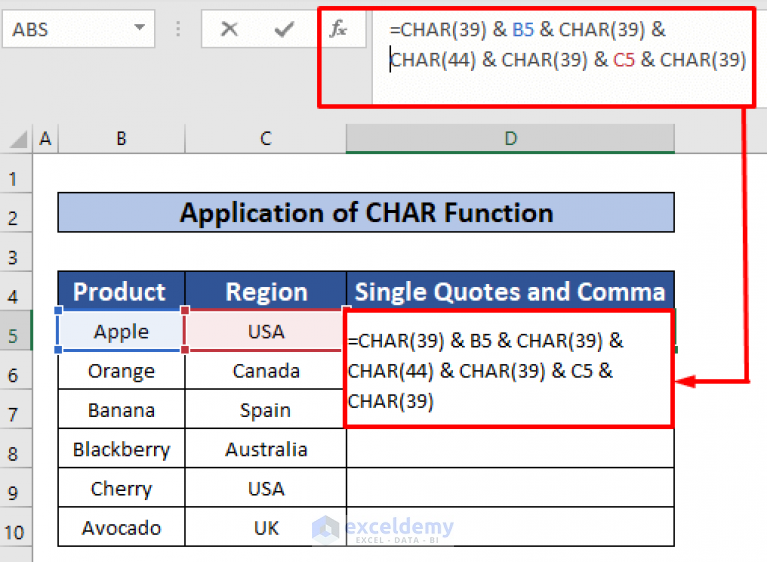 how-to-add-single-quotes-and-comma-in-excel-formula-4-ways