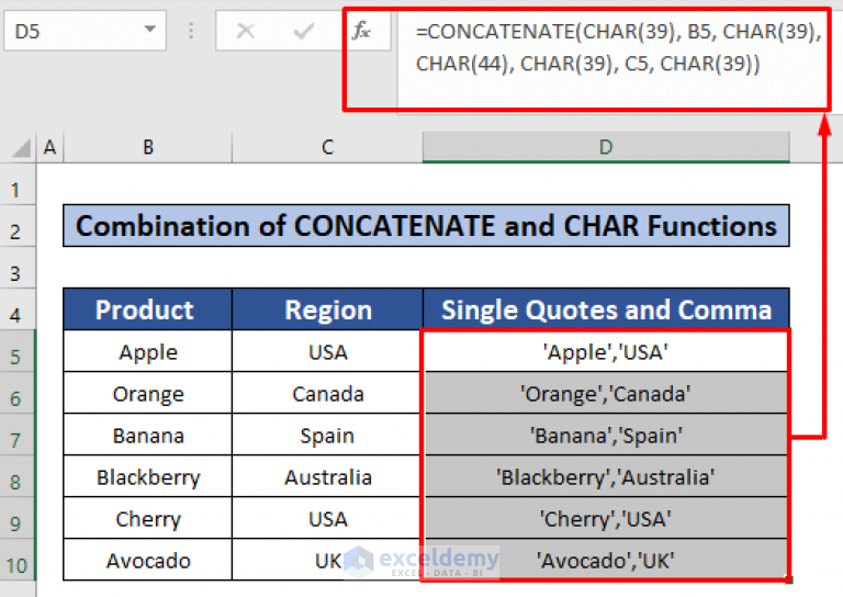 how-to-add-single-quotes-and-comma-in-excel-formula-4-ways