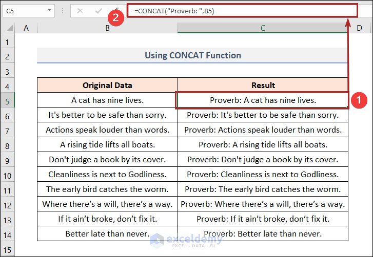  How To Add Text To Multiple Cells In Excel 10 Easy Methods 