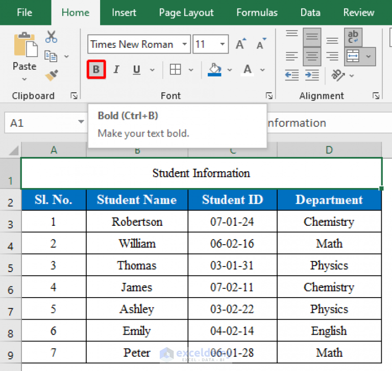 Can You Add A Title To A Pivot Table