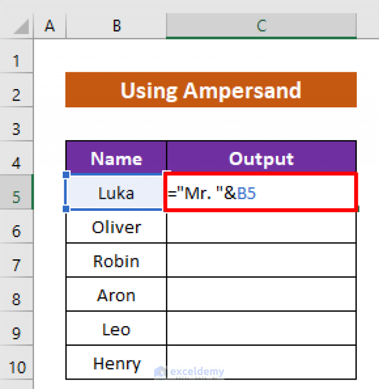 how-to-add-a-word-in-all-rows-in-excel-4-smart-methods