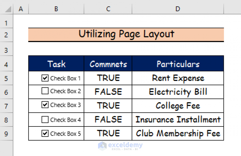 how-to-align-checkboxes-in-excel-2-easy-ways-exceldemy