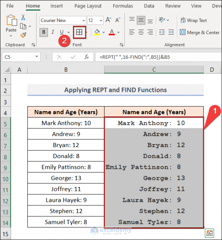 how-to-align-colon-in-excel-4-easy-methods-exceldemy