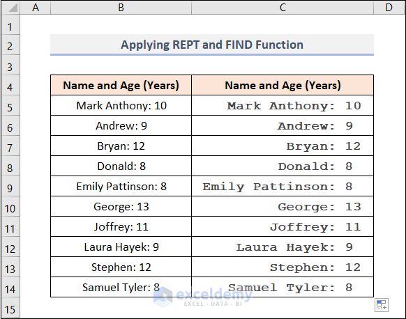 How To Align Colon In Excel 4 Easy Methods ExcelDemy