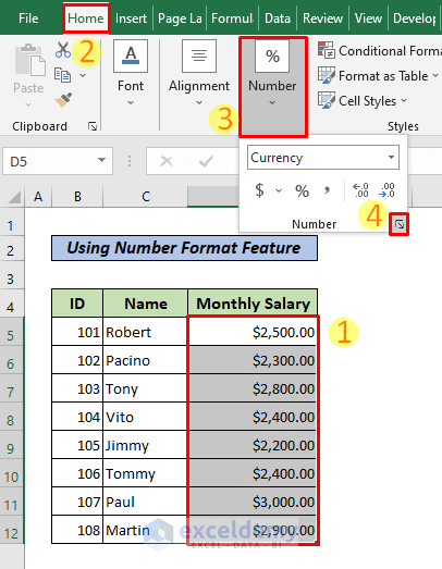 how-to-change-currency-symbol-in-excel-2-handy-ways