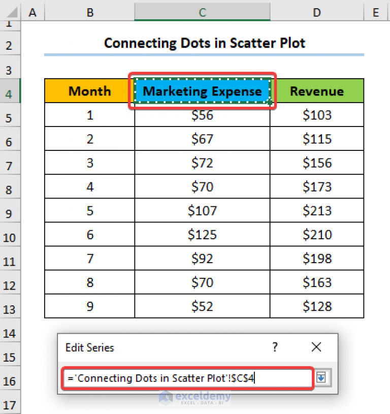 how-to-connect-dots-in-scatter-plot-in-excel-with-easy-steps