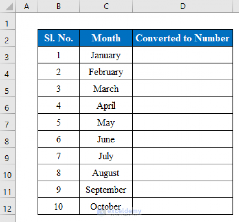 how-to-convert-month-to-number-in-excel-3-easy-methods