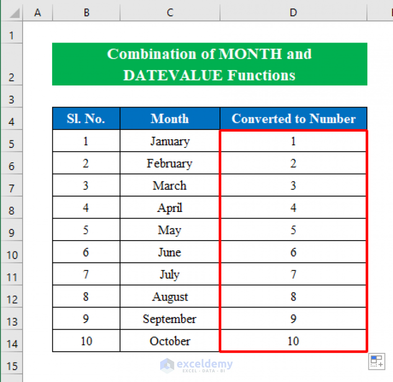 how-to-convert-month-to-number-in-excel-3-easy-methods