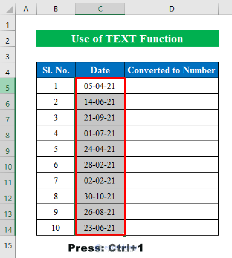 How To Convert Month To Number In Excel 3 Easy Methods 9034
