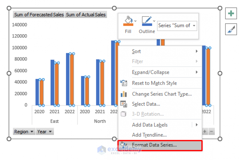 Create a Clustered Column Pivot Chart in Excel (with Easy Steps)