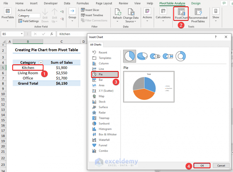 how-to-create-a-pie-chart-in-excel-from-pivot-table-2-quick-ways