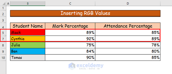 how-to-hide-highlighted-cells-in-excel-2-ways-exceldemy