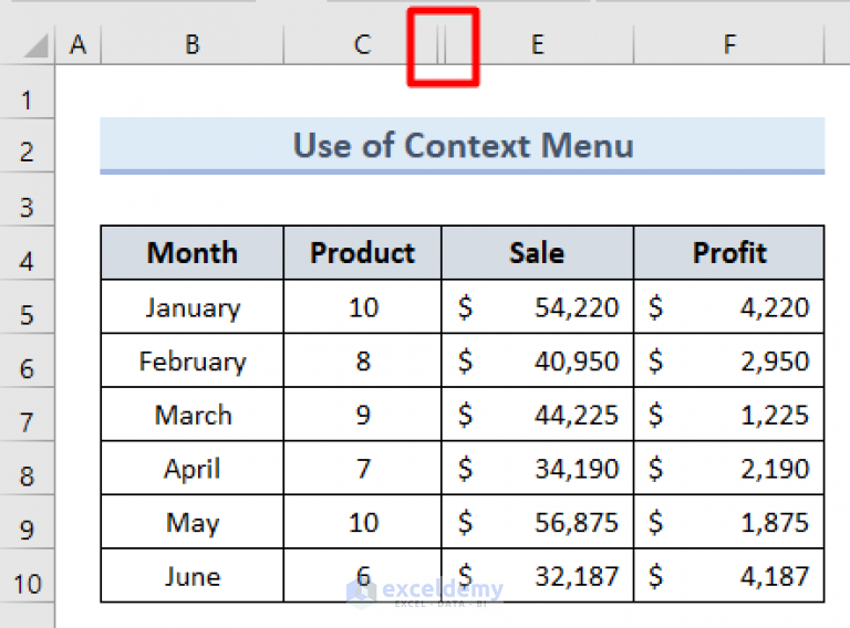 How To Hide And Unhide Columns In Excel (7 Quick Methods)