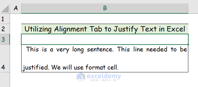 how-to-justify-text-in-excel-3-easy-ways-exceldemy