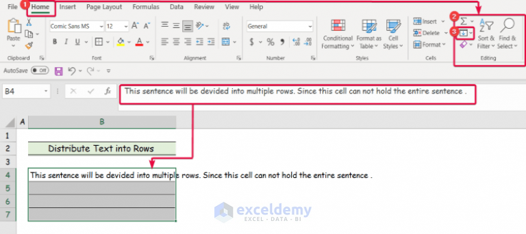 How To Justify Text In Excel Cell - Printable Timeline Templates