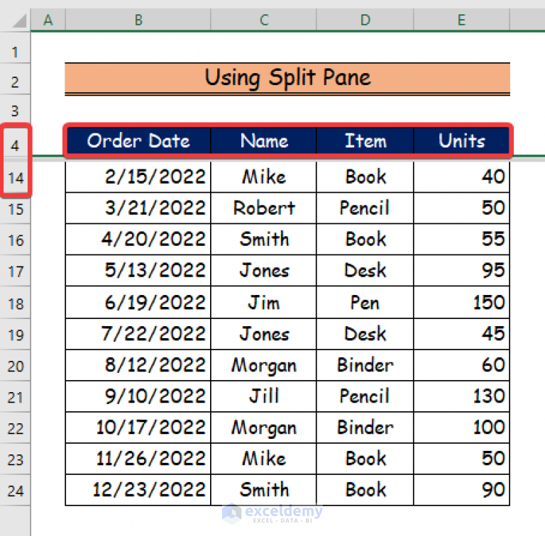 how-to-keep-row-headings-in-excel-when-scrolling-3-ways