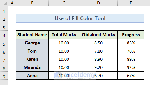 how-to-make-excel-spreadsheet-colorful-6-simple-tricks