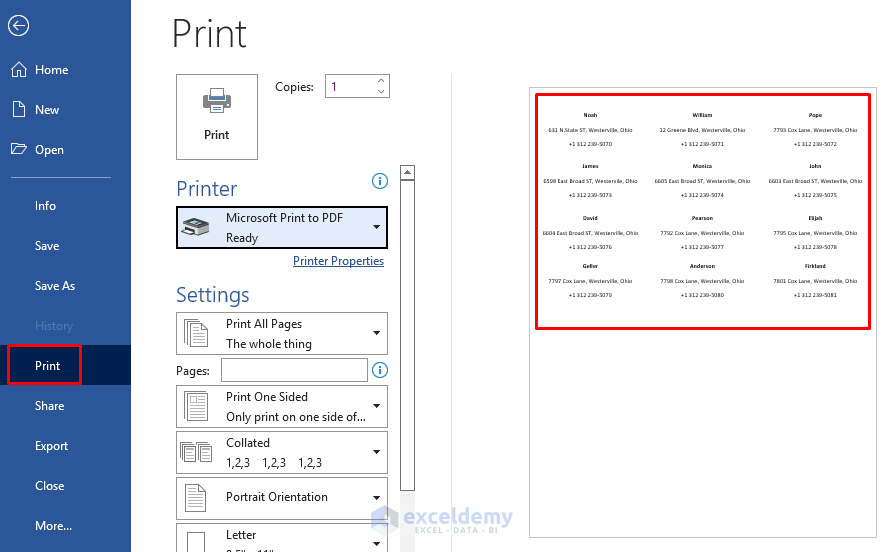 How To Print Labels From Excel In Word with Easy Steps 