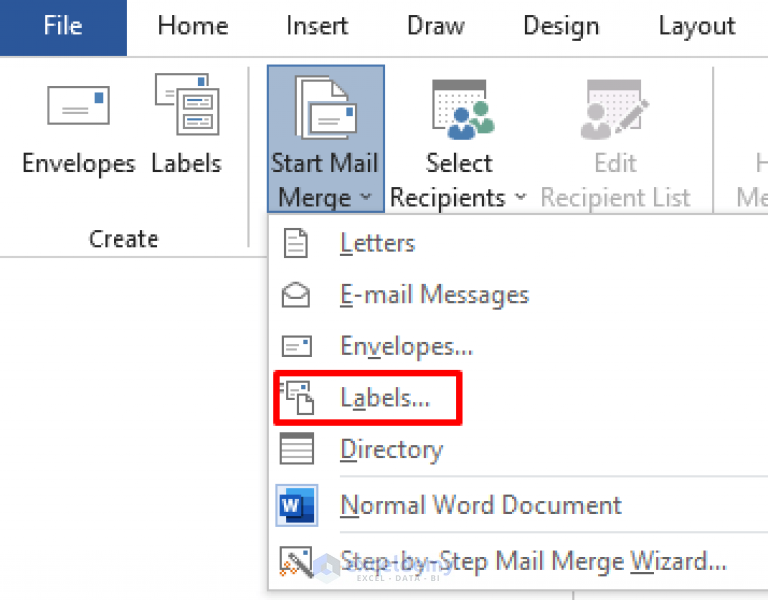How To Print Labels From Excel In Word With Easy Steps 2859