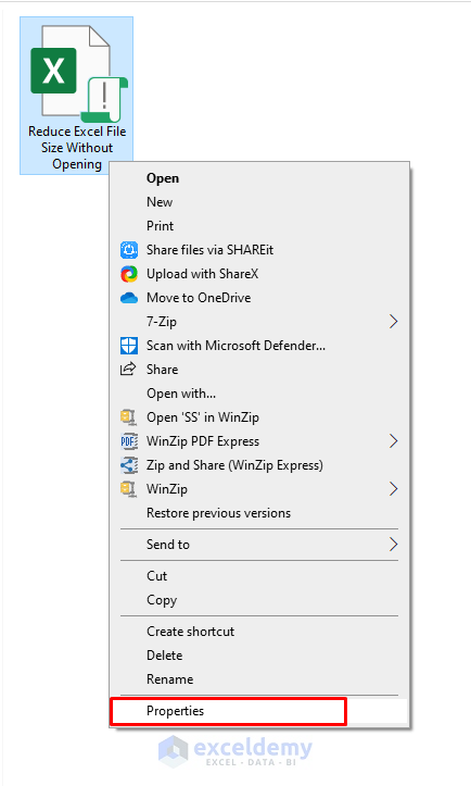 How To Reduce Excel File Size Without Opening