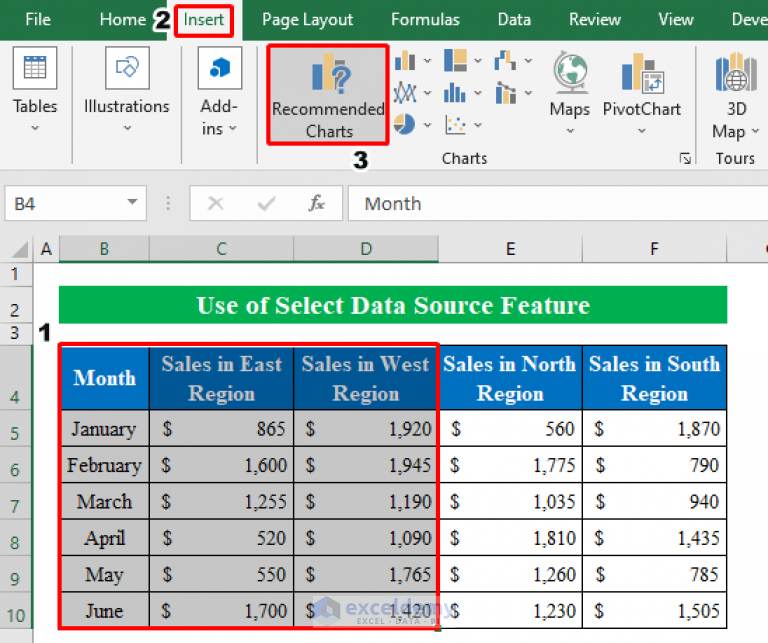 How To Select Data For A Chart In Excel 2 Ways ExcelDemy