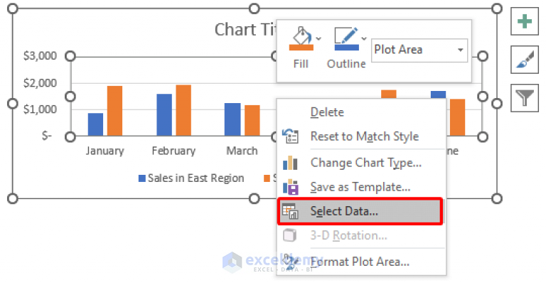 How To Select Data For A Chart In Excel (2 Ways) - Exceldemy