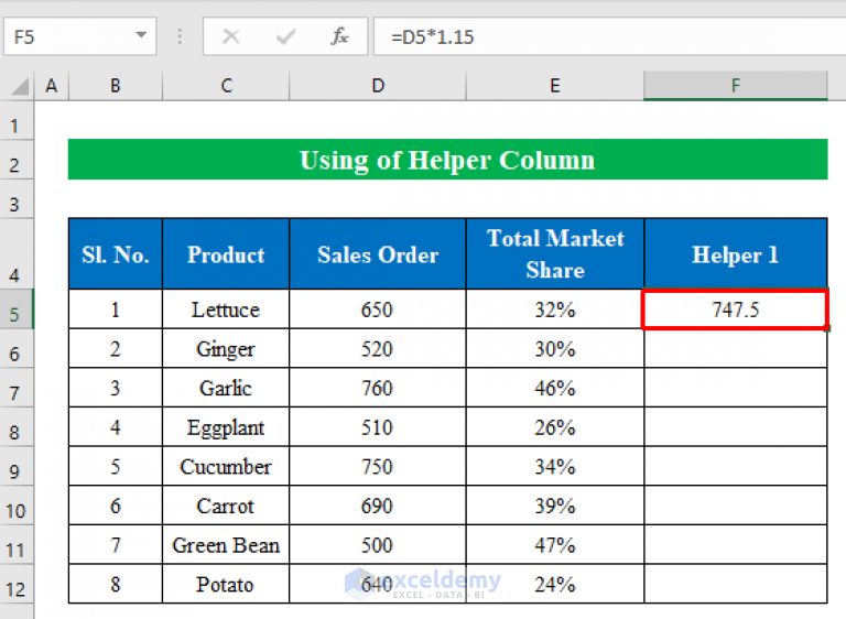 How to Show Number and Percentage in Excel Bar Chart - ExcelDemy