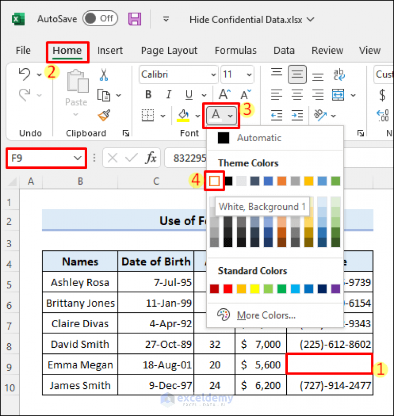 how-to-hide-confidential-data-in-excel-5-easy-ways-exceldemy