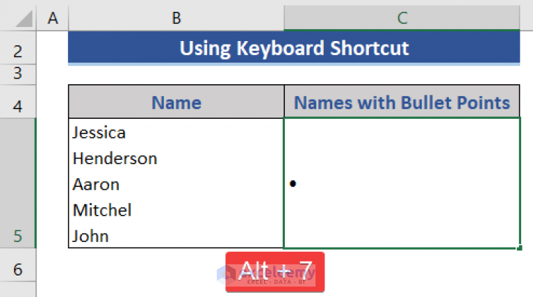 add-multiple-bullet-points-in-excel-cell-5-suitable-ways