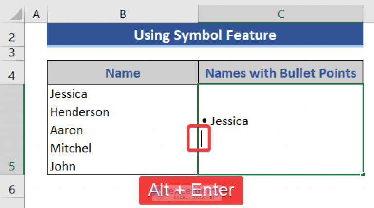 add-multiple-bullet-points-in-excel-cell-5-suitable-ways