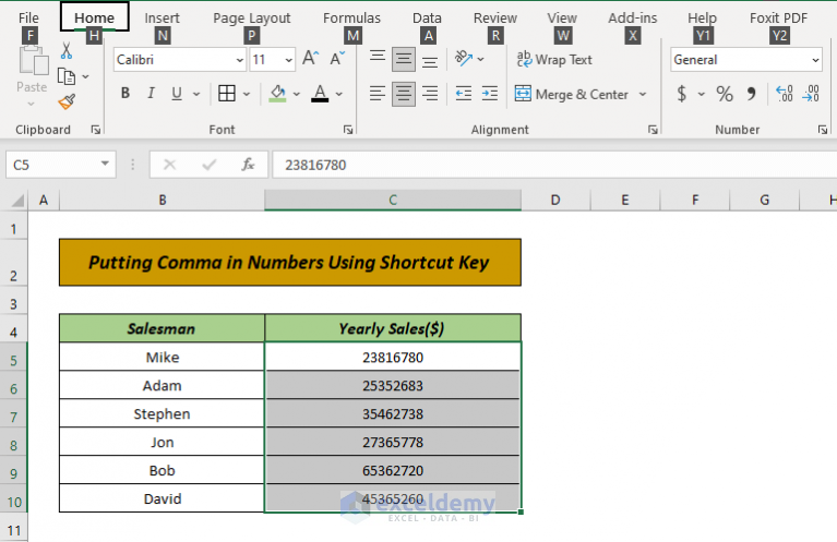 how-to-put-comma-in-numbers-in-excel-7-easy-ways