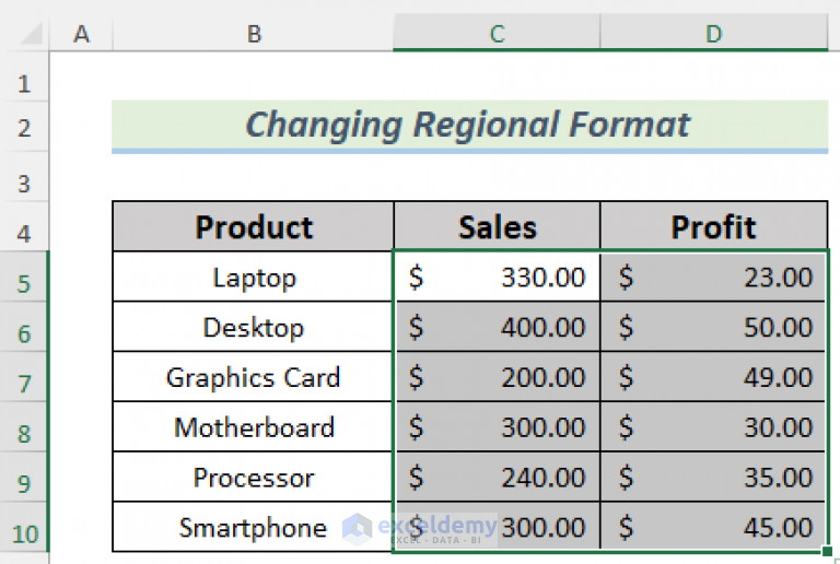 Fixed Accounting Format In Excel Not Working 2 Quick Solutions 9618