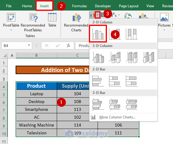 How To Add Two Data Labels In Excel Chart with Easy Steps ExcelDemy