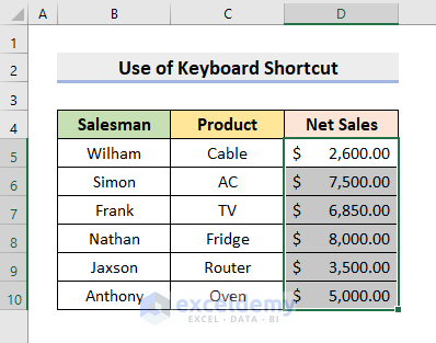 How to Apply Double Accounting Underline Format in Excel?