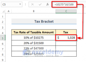 Computation Of Income Tax Format In Excel For Companies - ExcelDemy