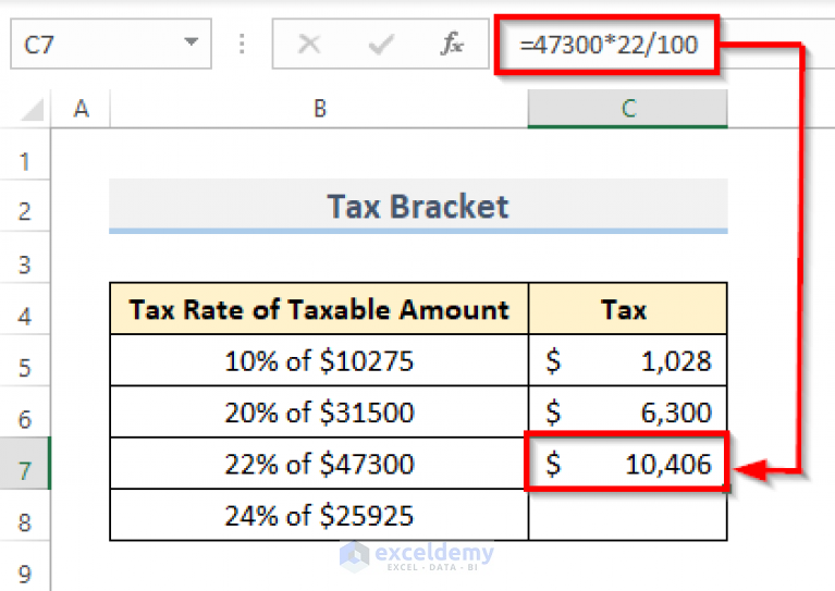 Computation Of Income Tax Format In Excel For Companies - ExcelDemy