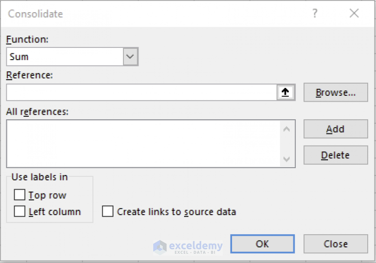 Excel Consolidate Data From Multiple Worksheets In A Single Worksheet