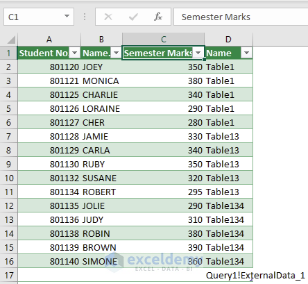 Excel Consolidate Data From Multiple Worksheets In A Single Worksheet