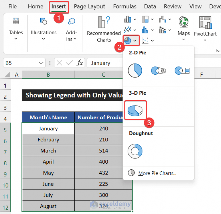 how-to-show-legend-with-only-values-in-excel-chart-with-quick-steps