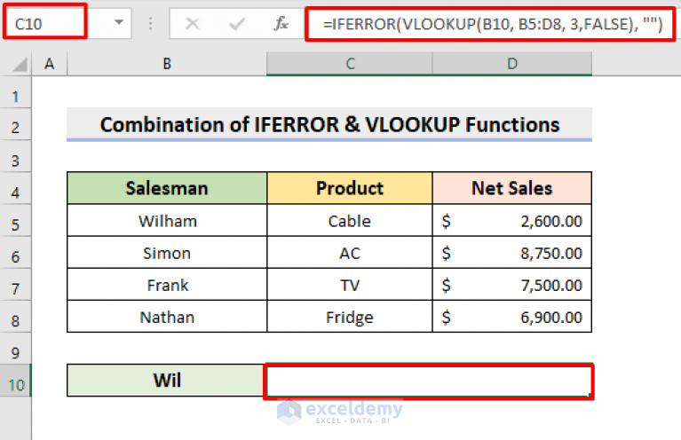 Excel IFERROR Function to Return Blank Instead of 0 - ExcelDemy