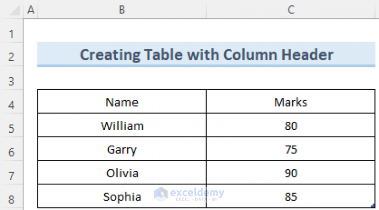 how-to-create-excel-table-with-row-and-column-headers